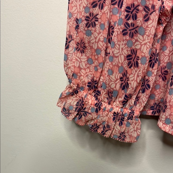 Talbots Pink and Purple Floral Blouse - Picture 12 of 14